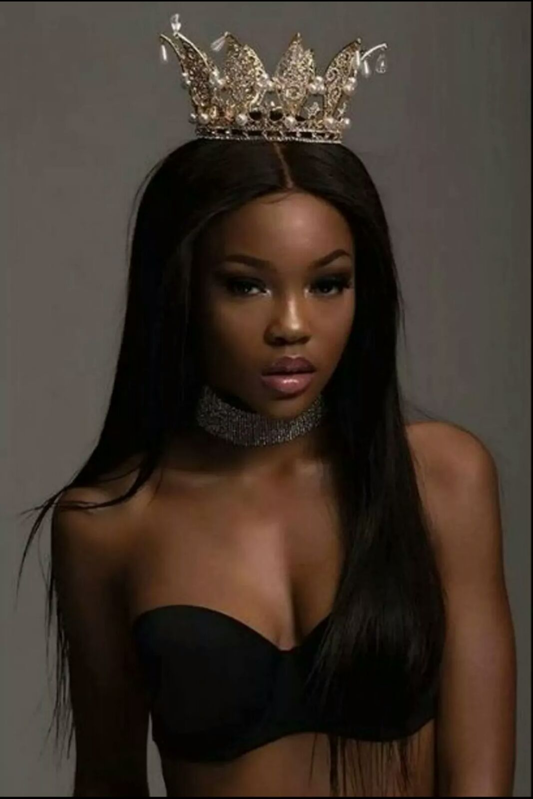 Wow factor black straight lace front wig