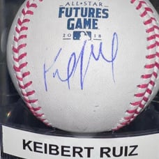 Dodgers Keibert Ruiz signed Baseball