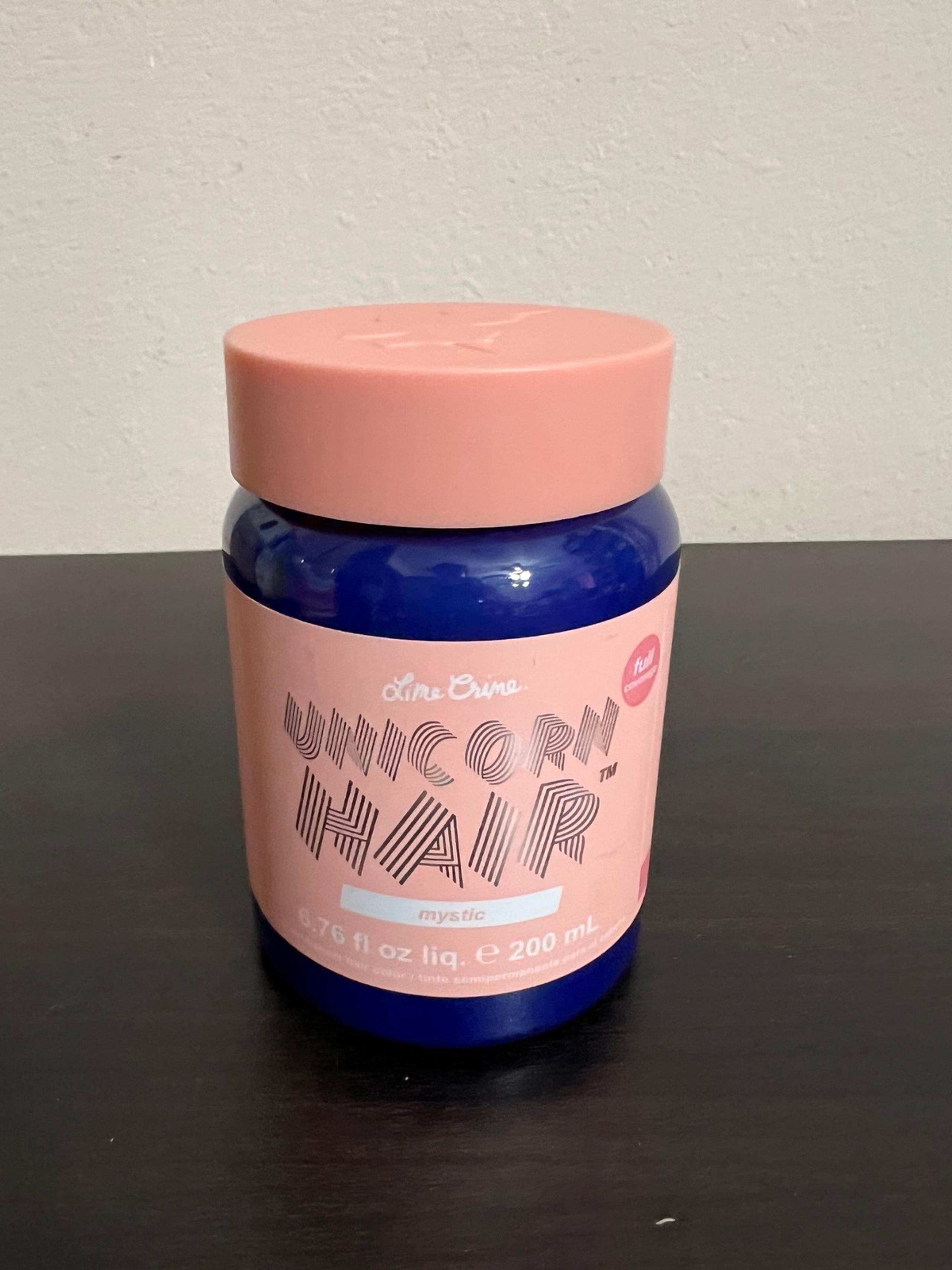 Lime Crime Unicorn Hair Dye Full Coverage Semi Permanent Mystic 6.76 Fl oz
