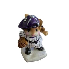 Wee Forest Folk BATTER UP WFF MS15 Purple WHITE Baseball's Joe DiMousio 1989