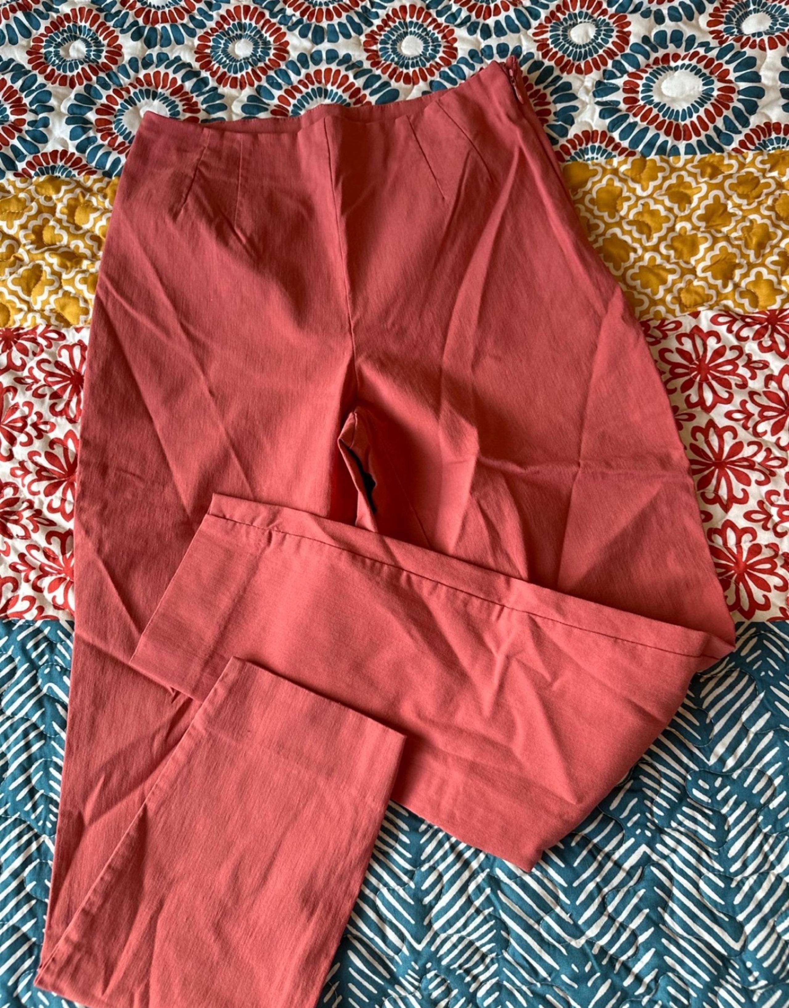TIME AND TRU WOMEN CASUAL LOUNGE ORANGE PINK SUMMER FALL PANTS MEDIUM M 10