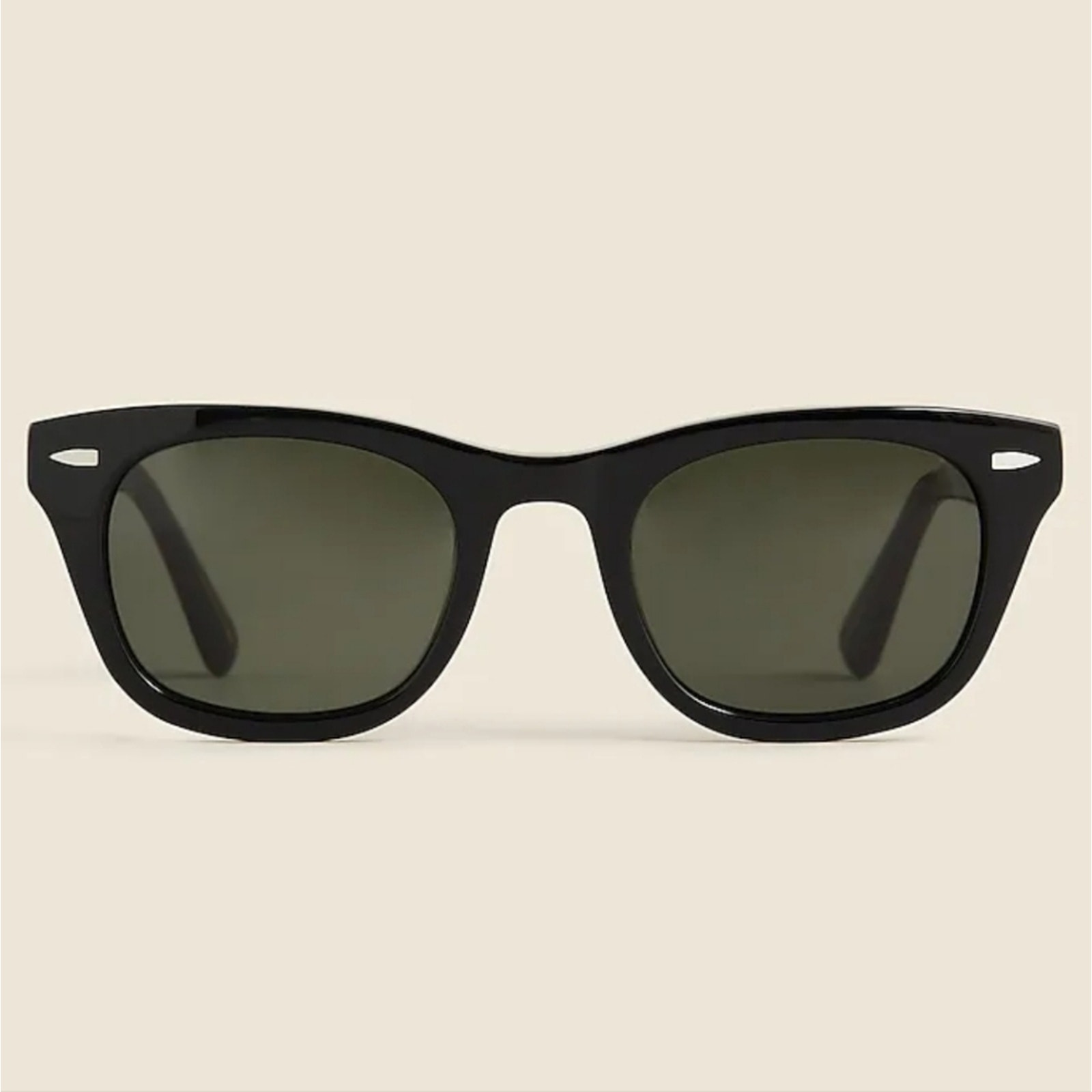 NEW J. Crew Wyatt Stylish Black Men's Sunglasses