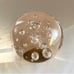 Blown Glass Bubble Sphere + LED Light