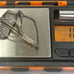 Vintage Sterling & 10K Southwestern Tie Clip Bar Steer Head Gun in Swing Holster