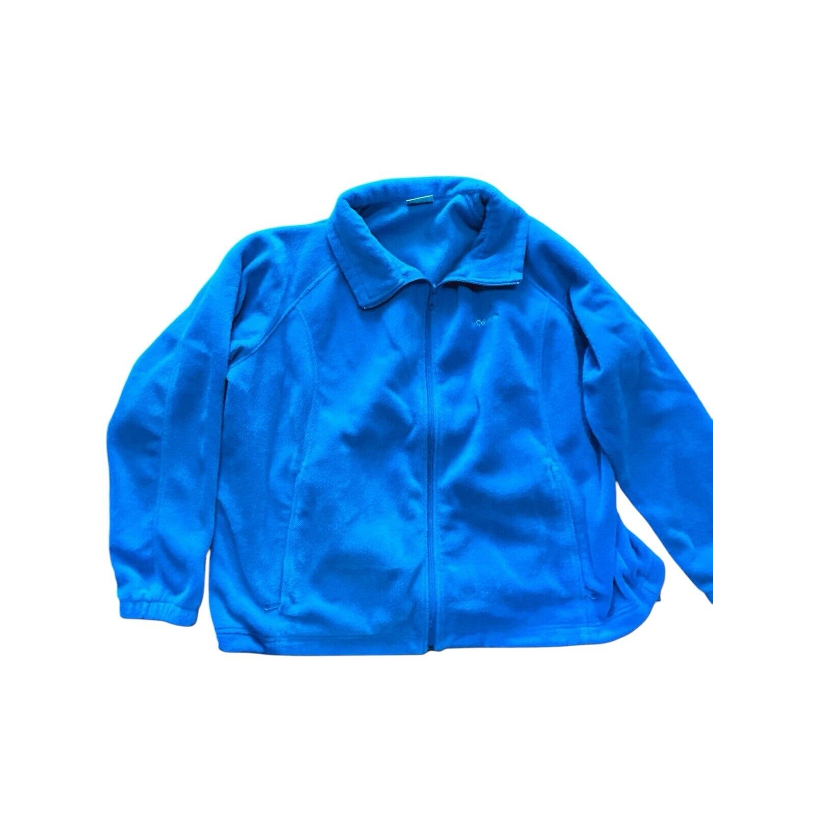Columbia Women’s Benton Springs Full Zip Fleece Jacket Size 3X Blue