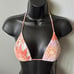 Triangl beautiful velvet floral string top and bottom set.