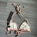 Triangl beautiful velvet floral string top and bottom set.