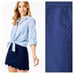 Lilly Pulitzer Navy Blue Colette Scallop Hem Skort Skirt