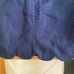 Lilly Pulitzer Navy Blue Colette Scallop Hem Skort Skirt