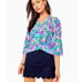 Lilly Pulitzer Navy Blue Colette Scallop Hem Skort Skirt