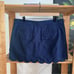Lilly Pulitzer Navy Blue Colette Scallop Hem Skort Skirt
