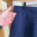 Lilly Pulitzer Navy Blue Colette Scallop Hem Skort Skirt