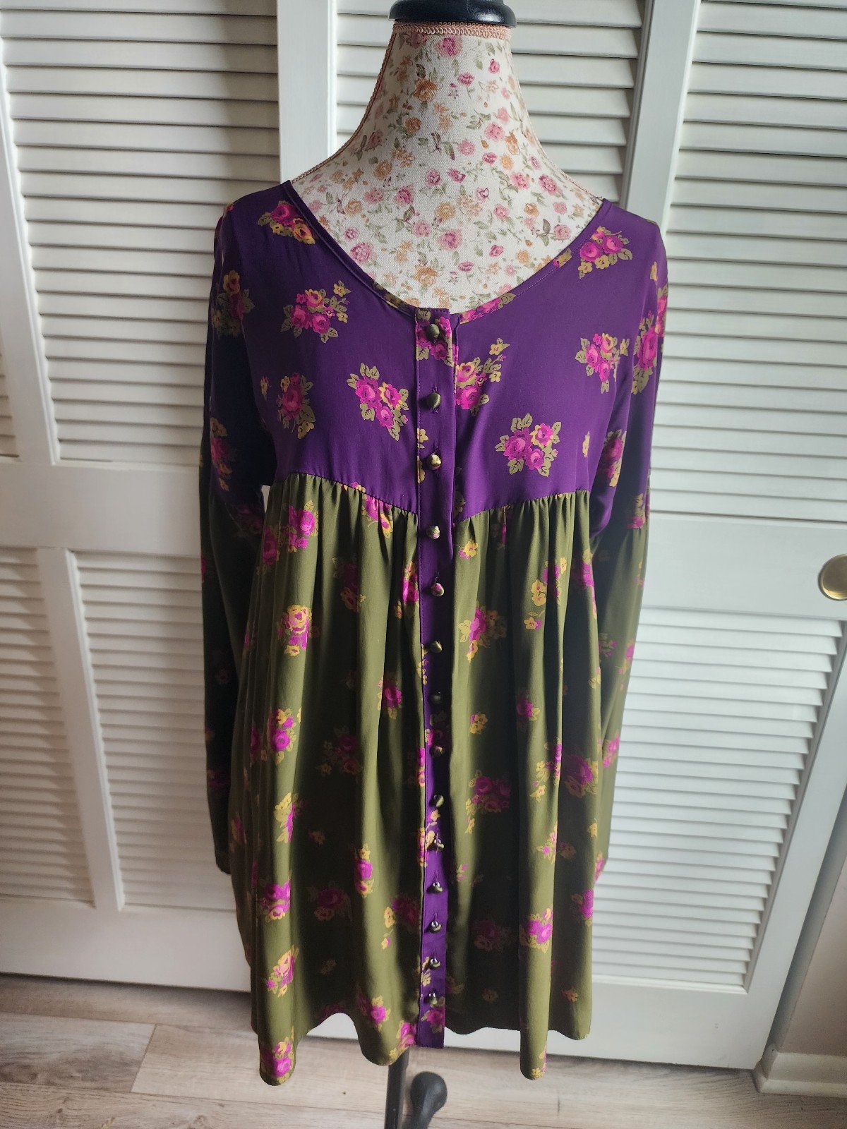 Betsey Johnson vintage silk blouse