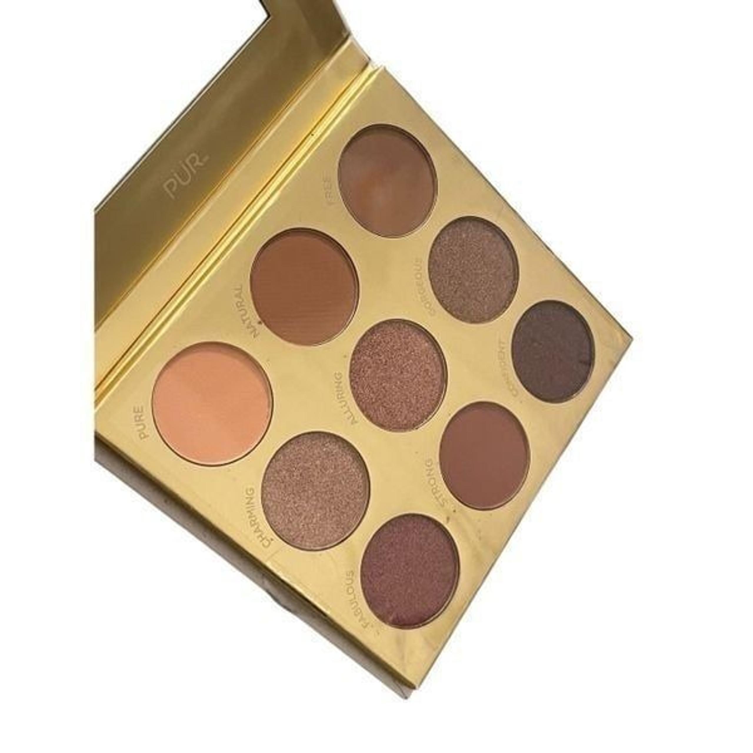 Pur Be Your Selfie Eyeshadow Makeup Palette 9 Colors Browns Neutrals New