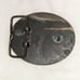 Vintage Bulldog Knives Hand Made Belt Buckle Bronze two fighting dogs
