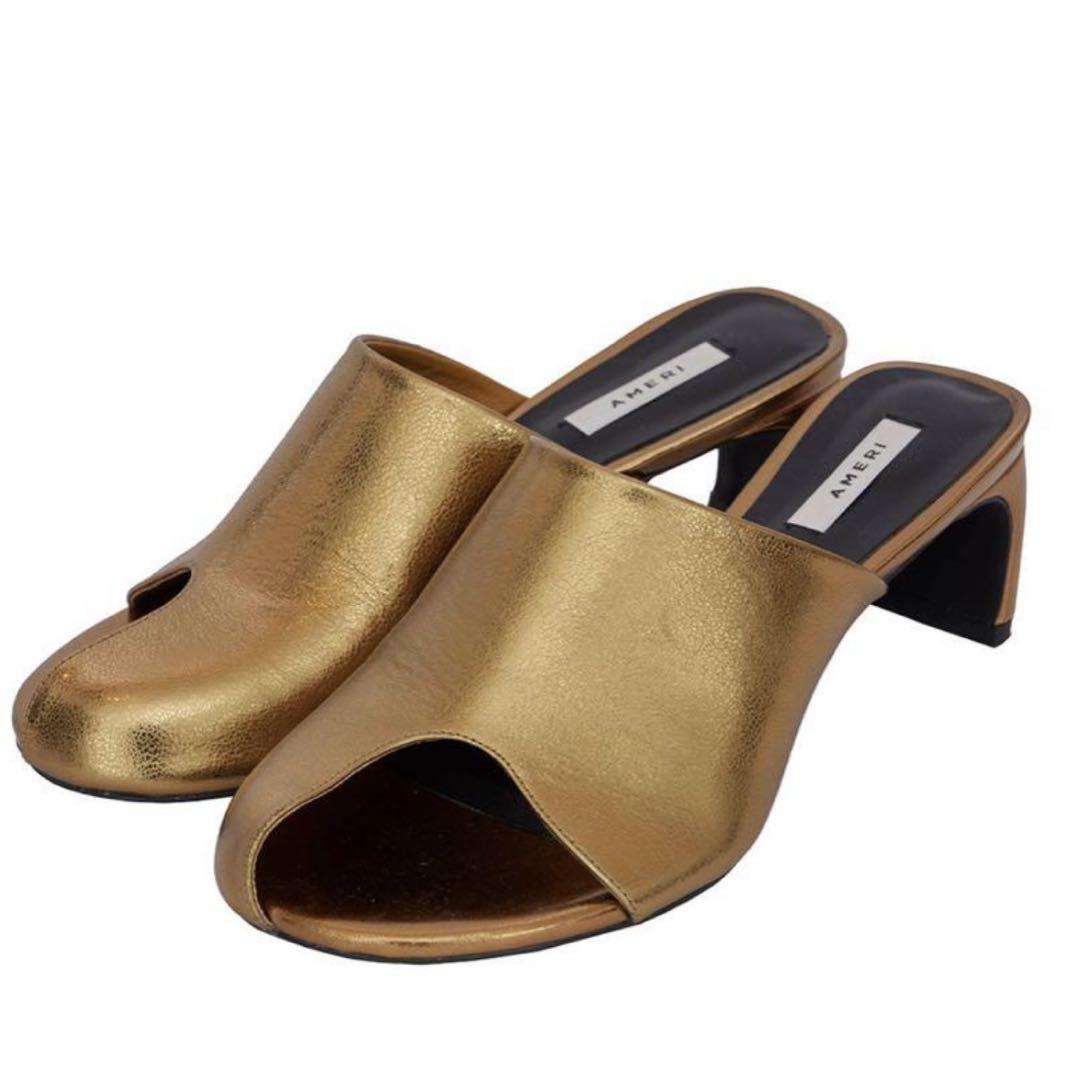 Ameri VINTAGE CROOKED HOLE SANDAL Mules