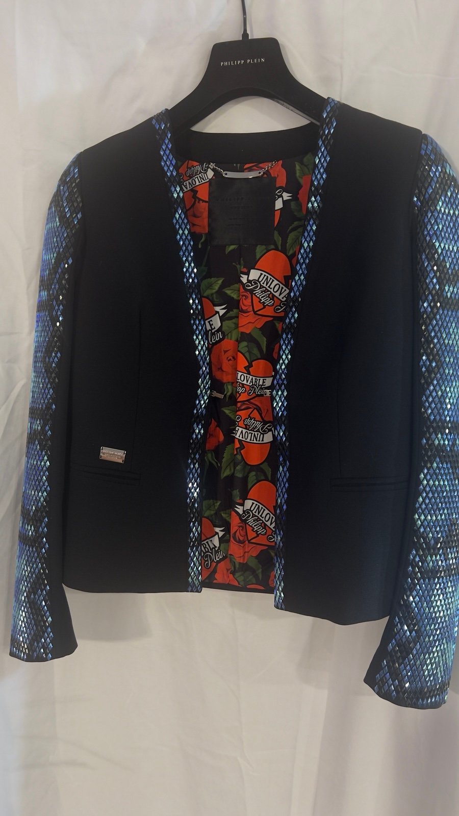 Philipp Plein Limited Edition Crystal Skull Blazer