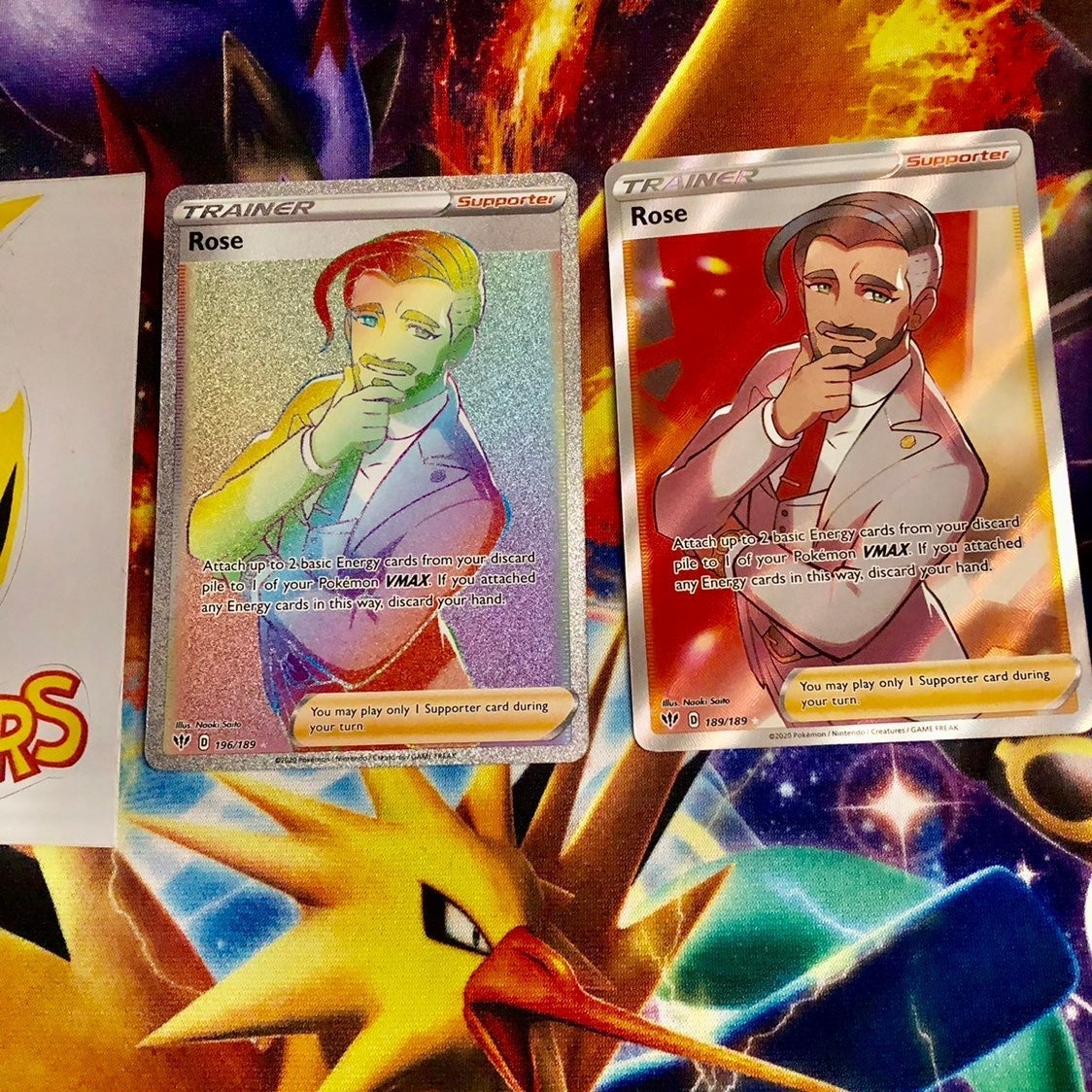 Pokémon Trainer Rose 2 Set Darkness Ablaze