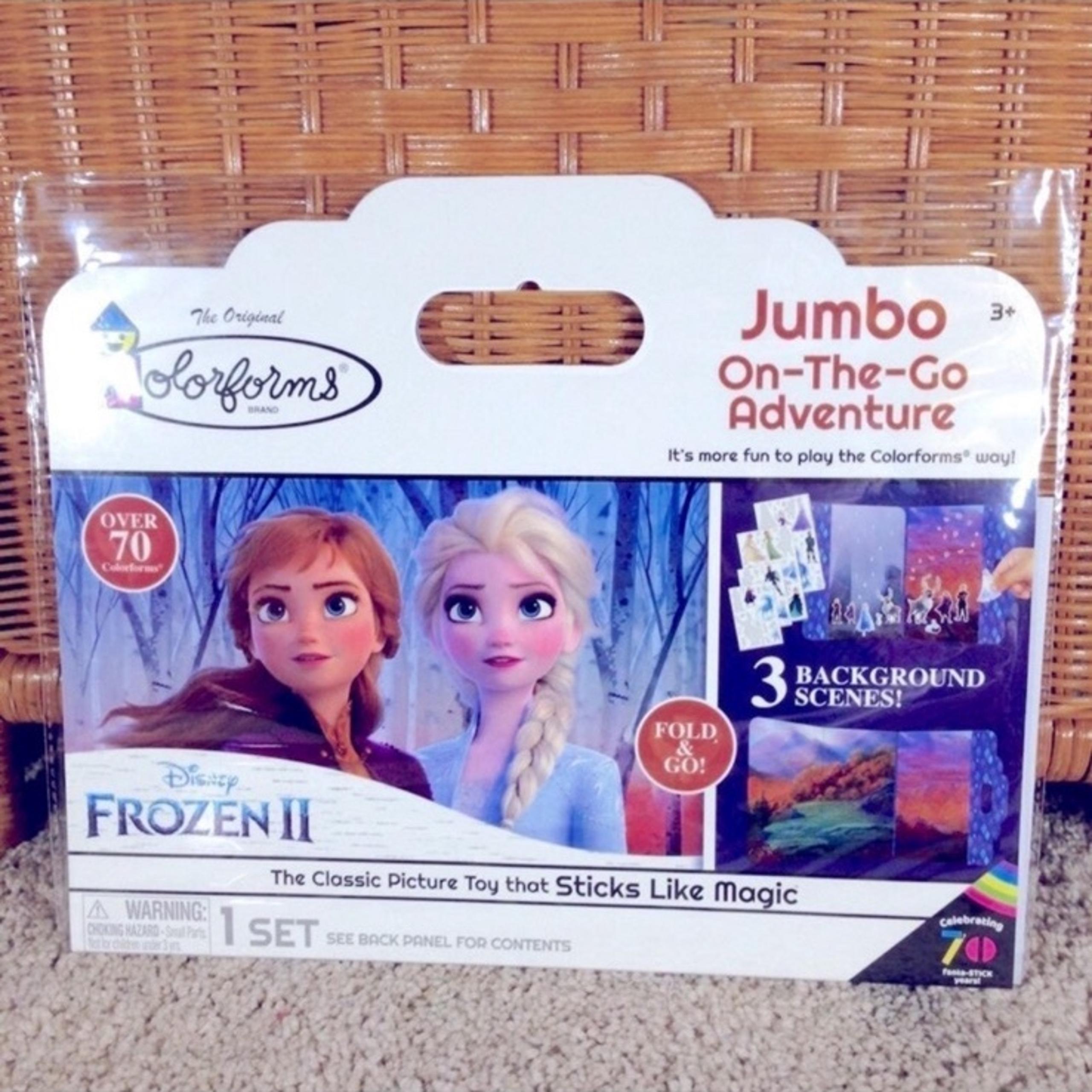 Disney Frozen 2 jumbo adventure set NWT NEW SEALED kids crafts NWT - Colorforms
