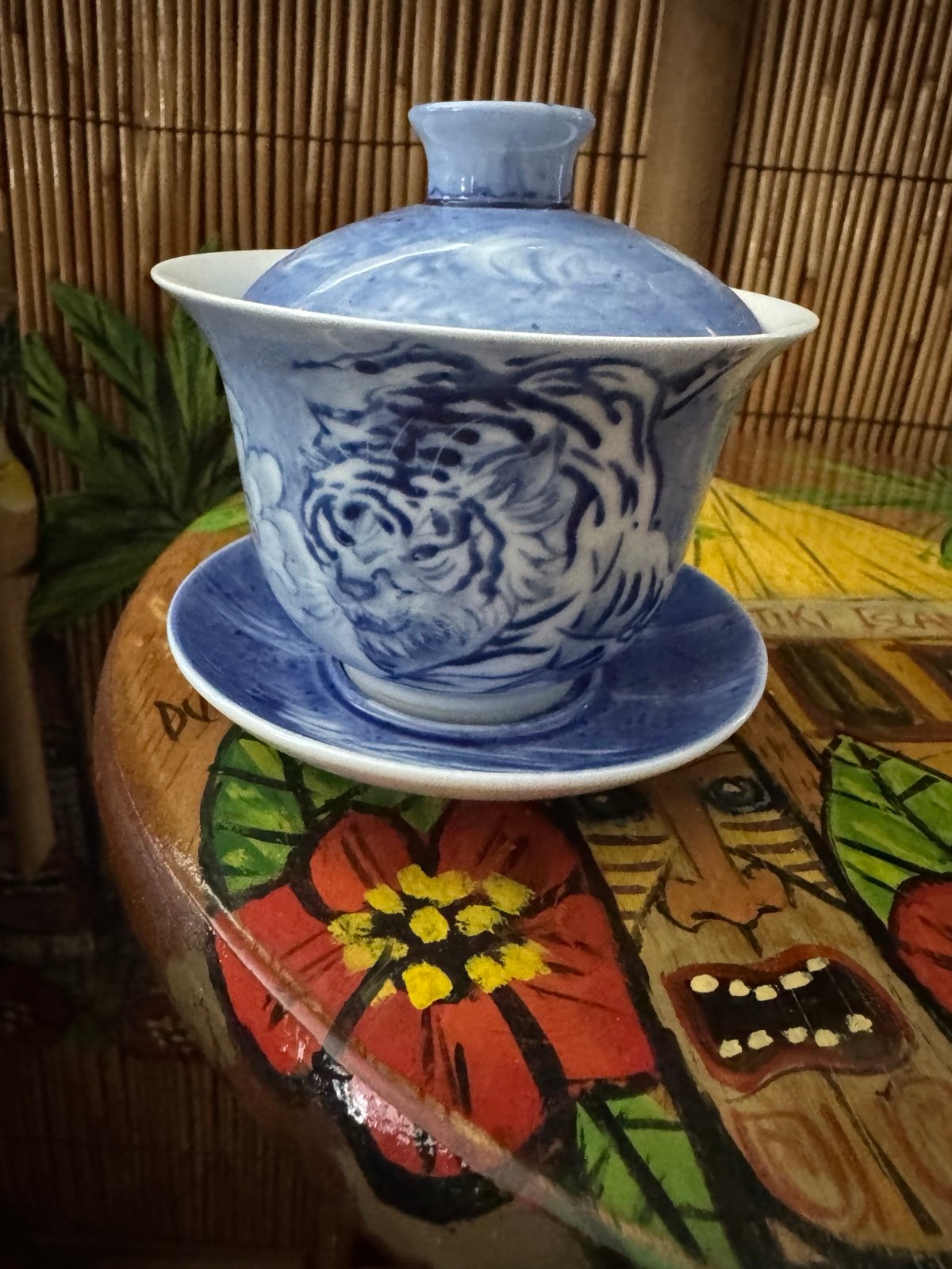 China blue tea cup Gawain