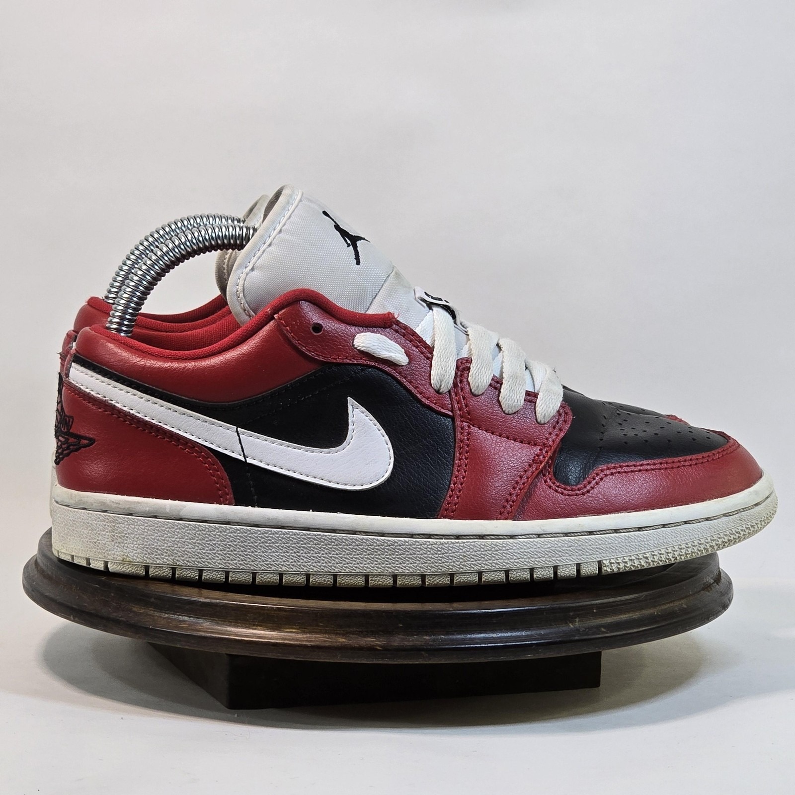 Nike Air Jordan 1 Low Shoes Mens Size 7 Black Red White Chicago Bulls DC0774-603