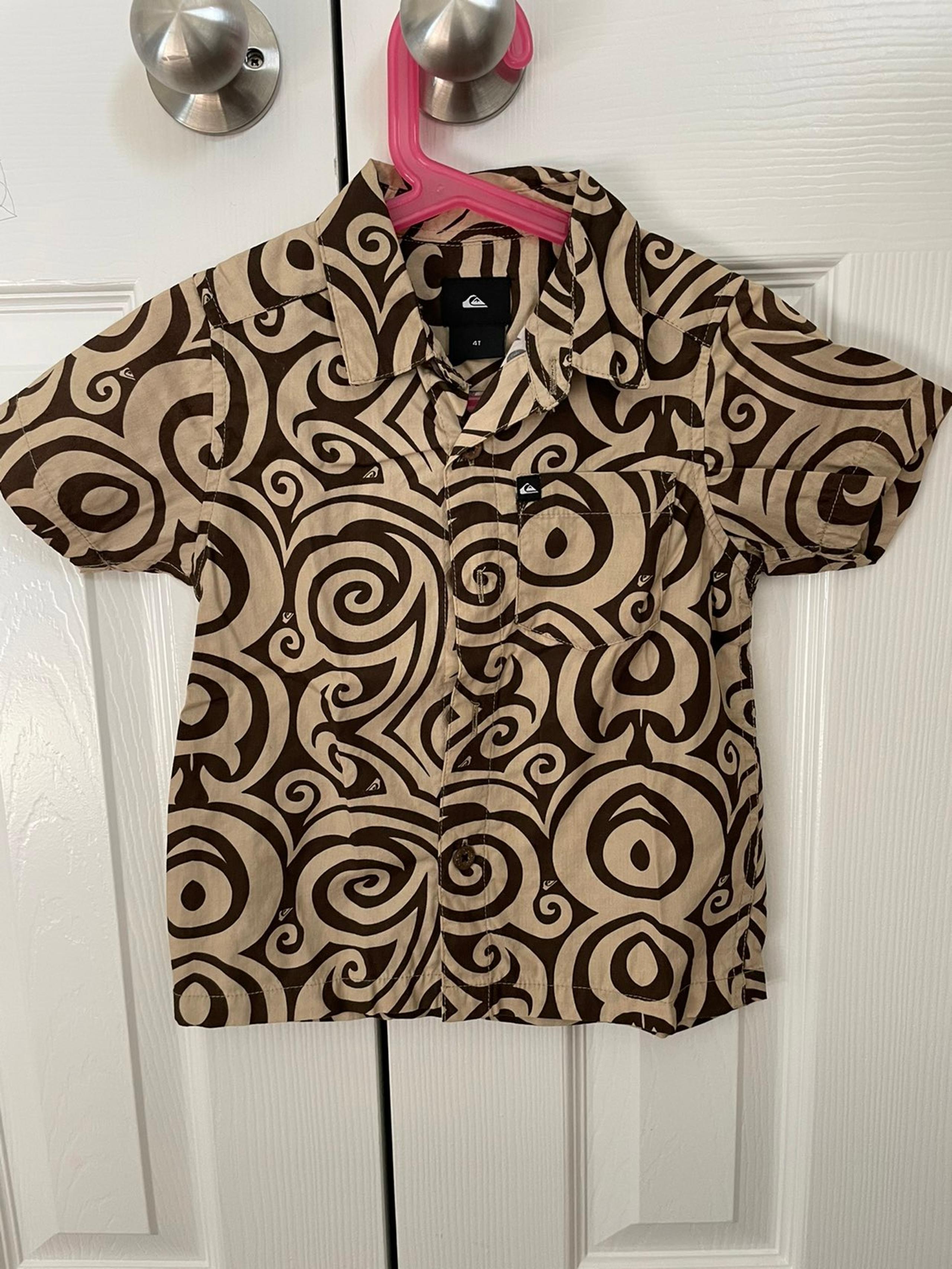 Quiksilver boys aloha shirt (4t)