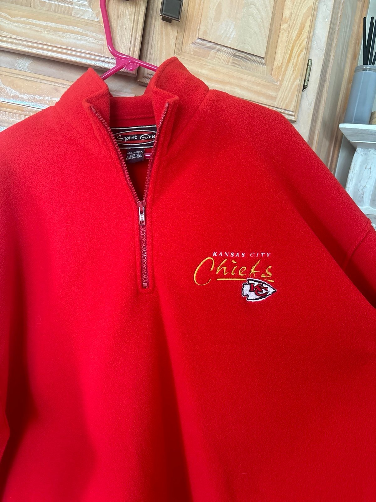 Vintage Kansas City Chiefs 1/2 Zip Fleece