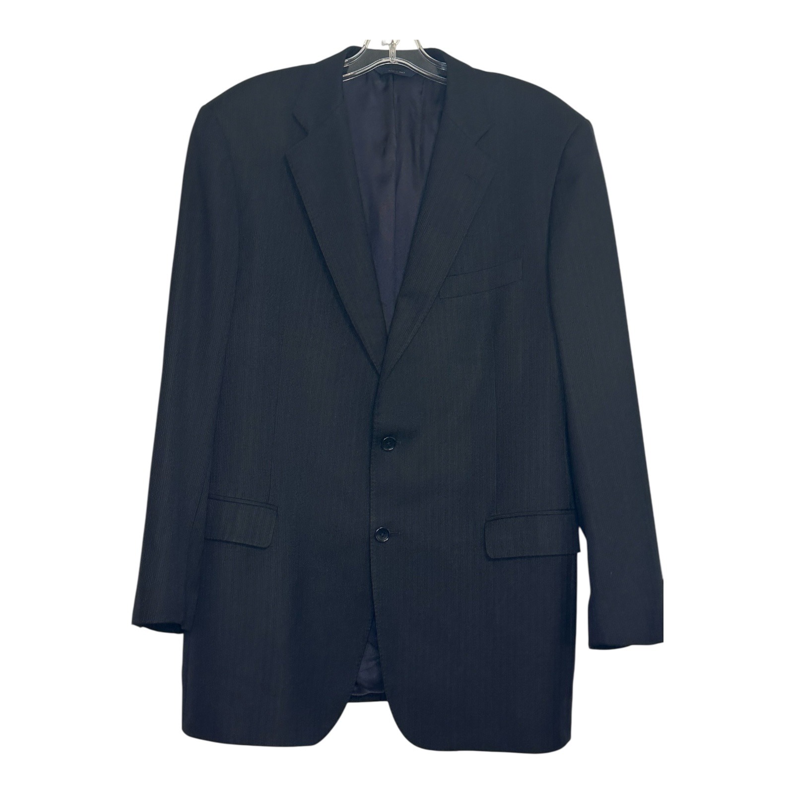 Brooks Brothers 1818 Regent Wool Blazer Navy Blue Stripe Suit Jacket 45L/38
