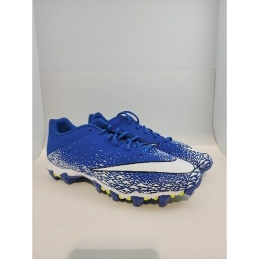 Nike Mens Vapor Shark 2 Football Cleats Size 10.5 Shoes Blue White 833391-410