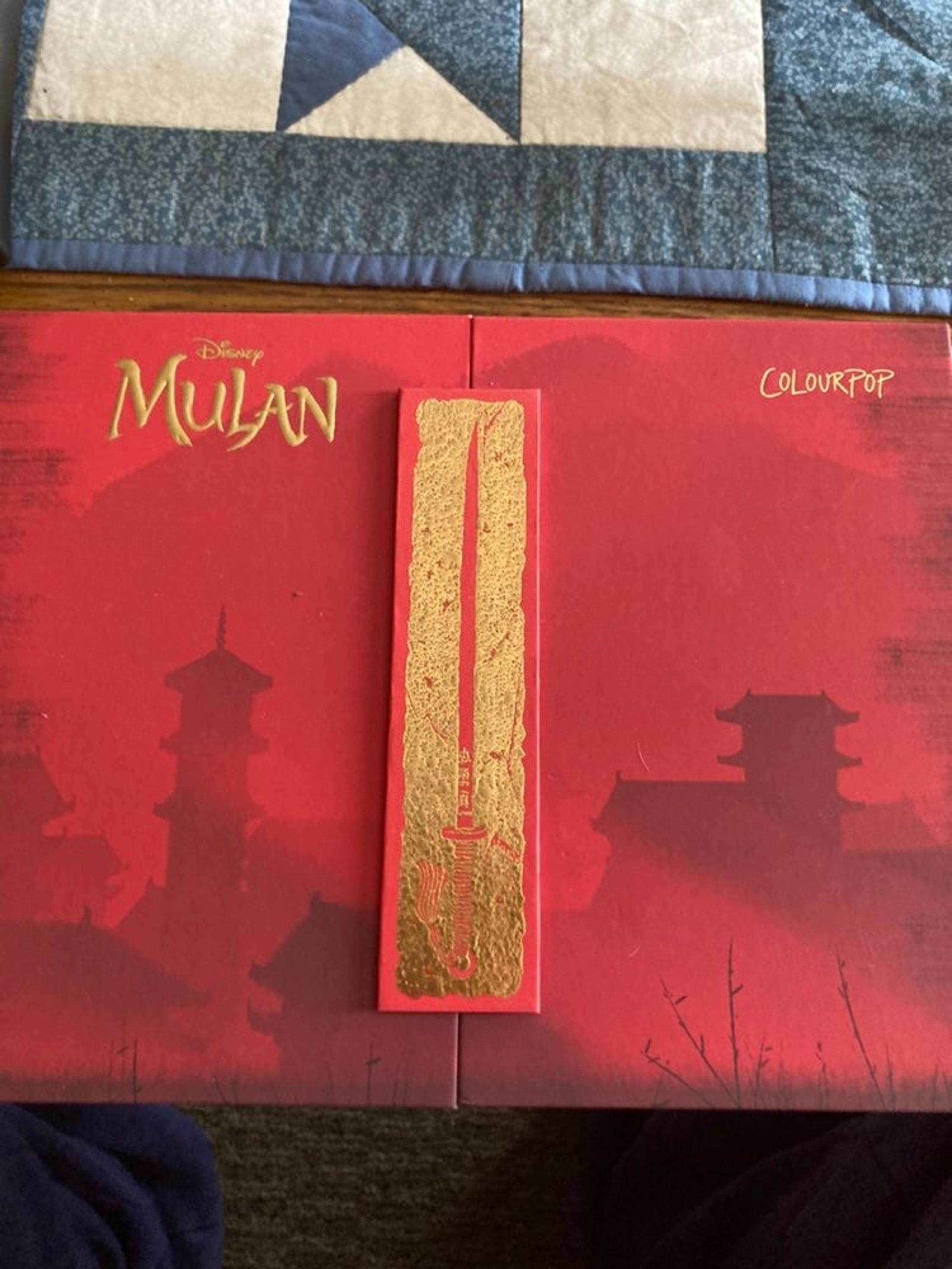 COLOURPOP DISNEY MULAN VAULT PR BOX SET