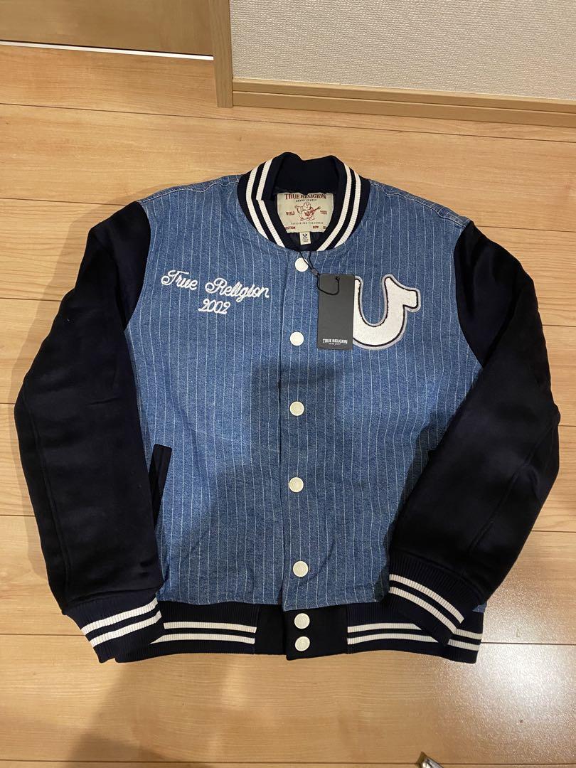 TRUE RELIGION denim jacket, denim blue, size M.
