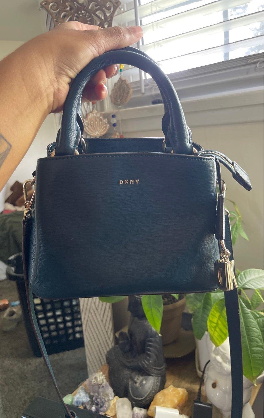 PRICE DROP ** Cobalt Blue DKNY handbag _ Genuine... - Depop