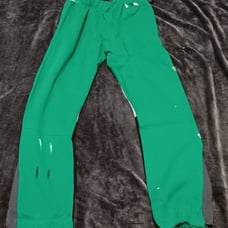 Flare pants green