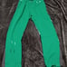 Flare pants green