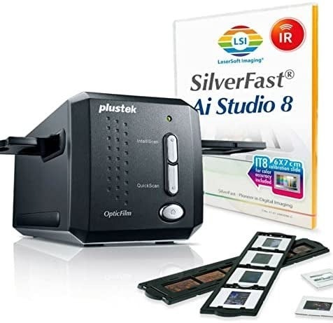 Plustek OpticFilm 8200i AI - 35mm Film & Slides Scanner