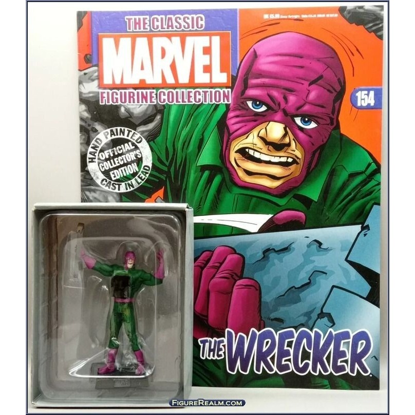 Eaglemoss 1:16 Classic Marvel Figurine w/Book: Wrecker #154
