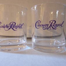 Crown Royal King & Queen Shot Glasses