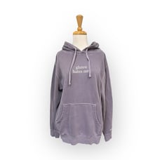 Phil Hates Gluten Purple Hoodie Size M Medium Womens Large Gluten Hates Me