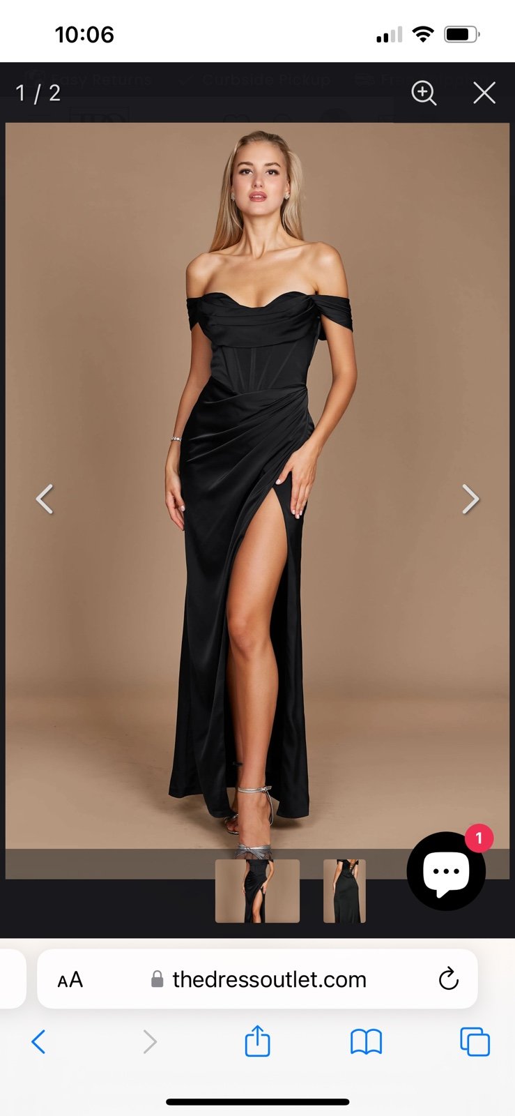 Dylan & David’s black dress