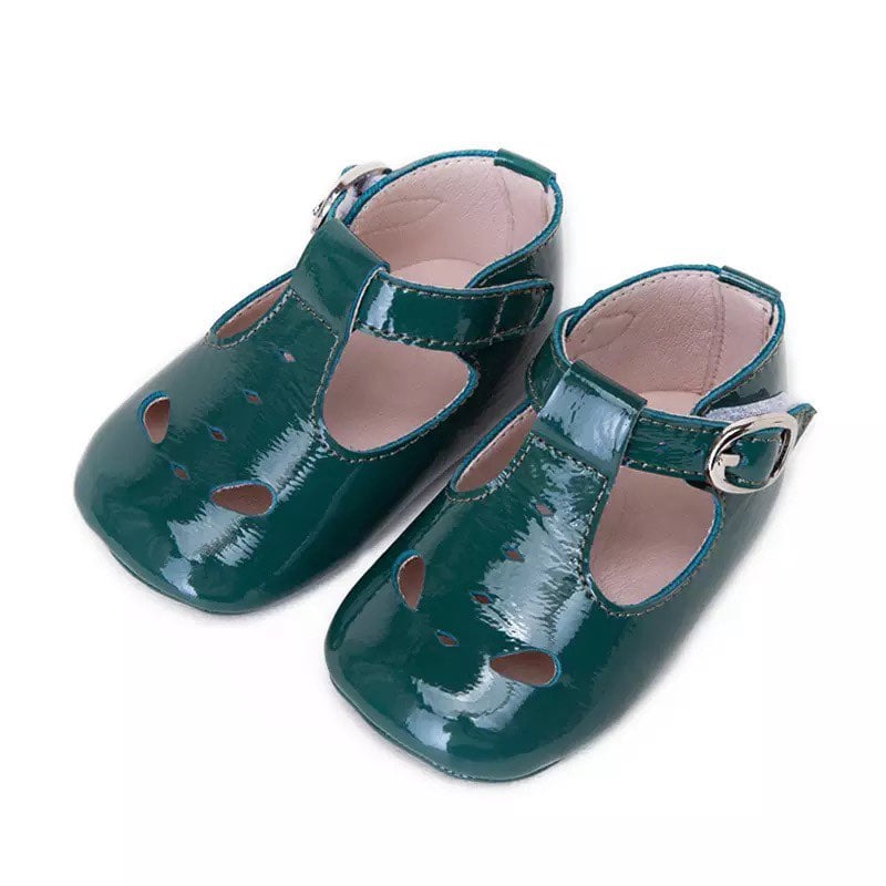 Baby girl infant newborn leather