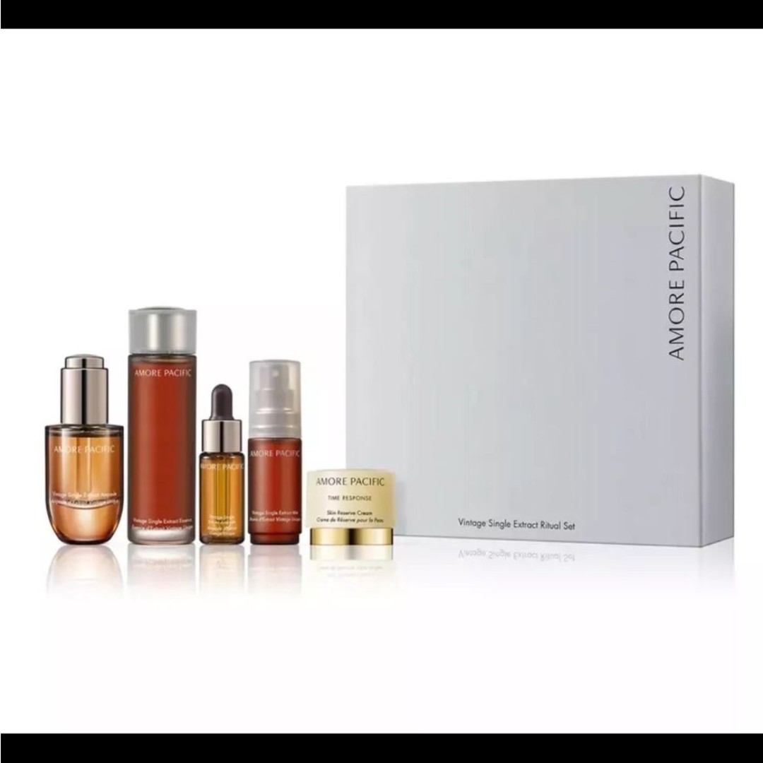 AMORE PACIFIC VINTAGE SINGLE EXTRACT RITUAL 5 piece SET Exp 2026 New box Sealed