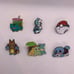 Pokemon enamel pin set of 6
