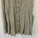 VTG FLAX by Jeanne Engelhart Linen Mini Button Up Sleeveless Striped Dress Sz M