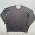 Lacoste Sweater Mens 5 Black V Neck > Knit Long Sleeve Crocodile Pullover Adult