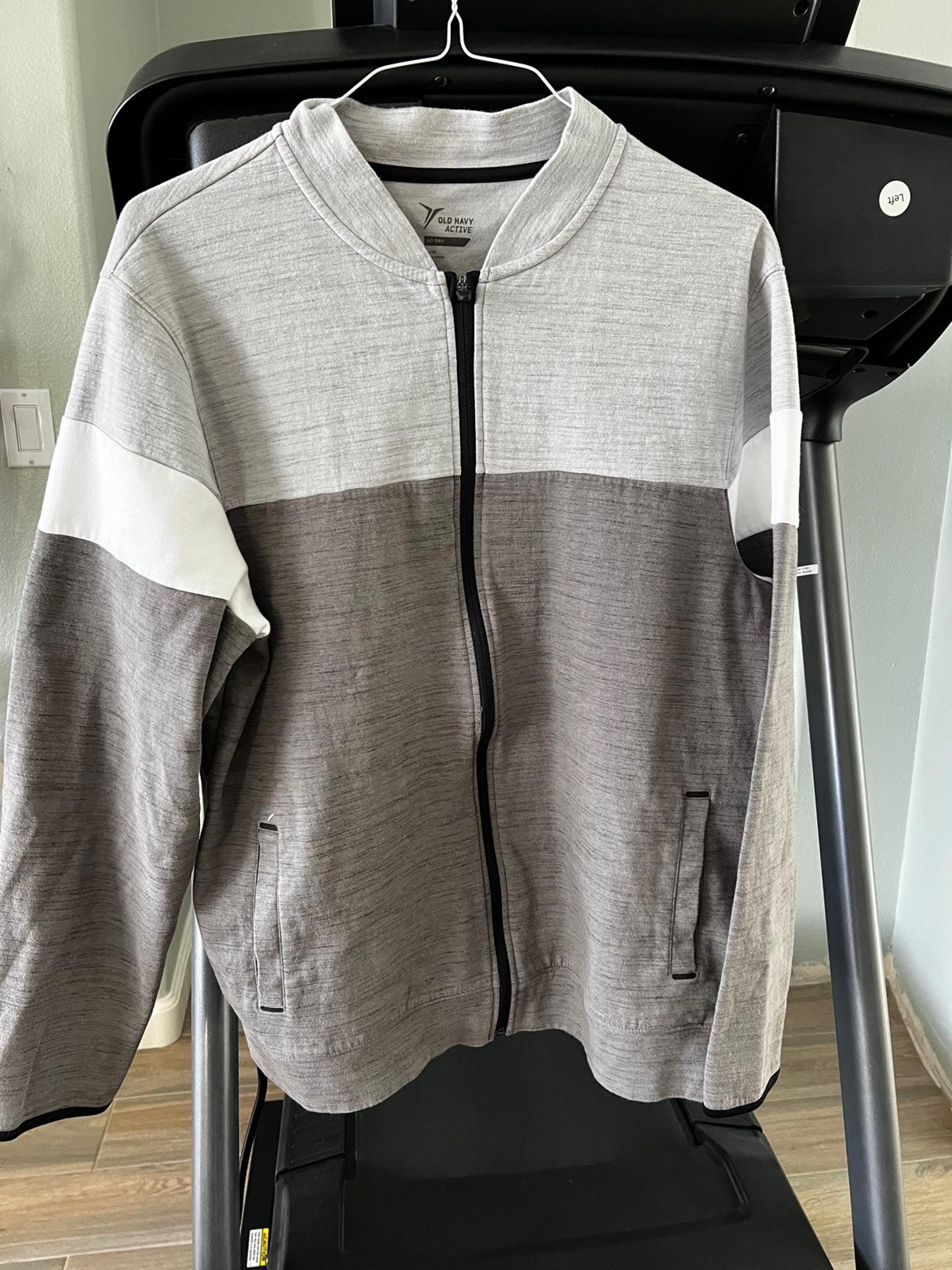 Old Navy zipper active sweatshirt for men