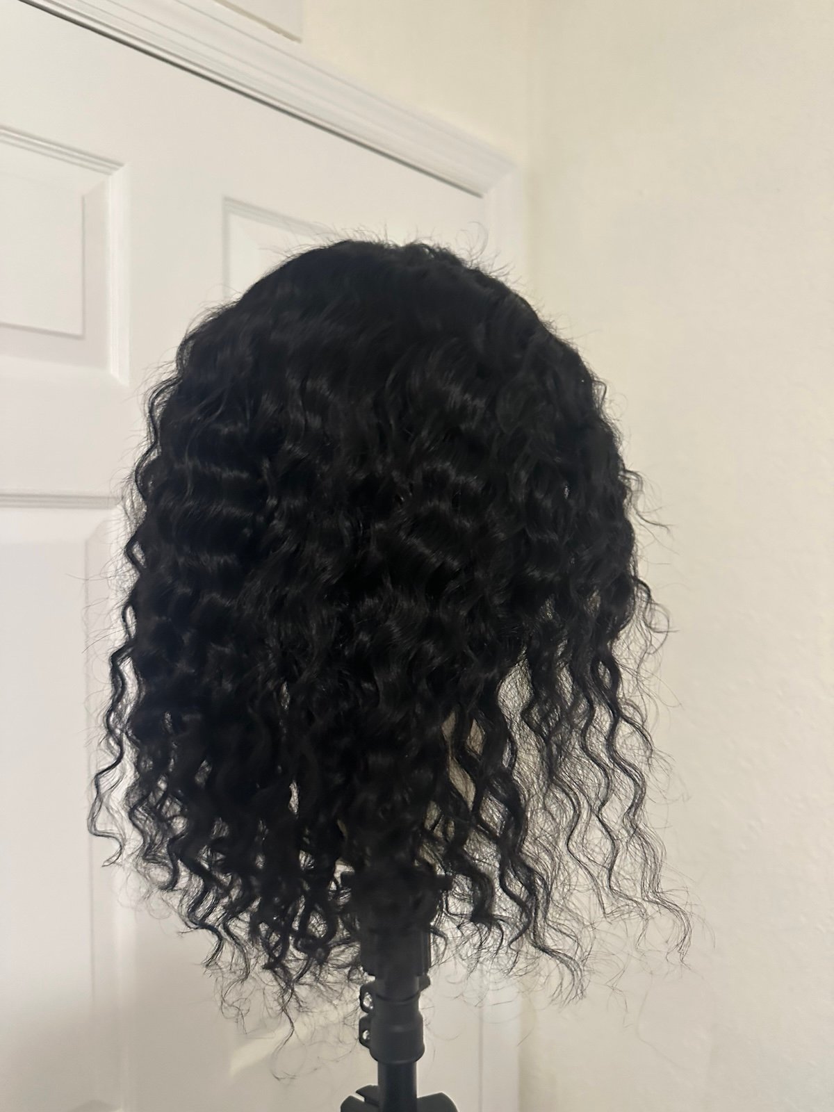 Curly Deep Wave Lace Front Wigs Human Hair 18 inches