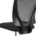 Flash Furniture Harper Ergonomic Mid-Back Mesh Drafting Chair with Black Fabric