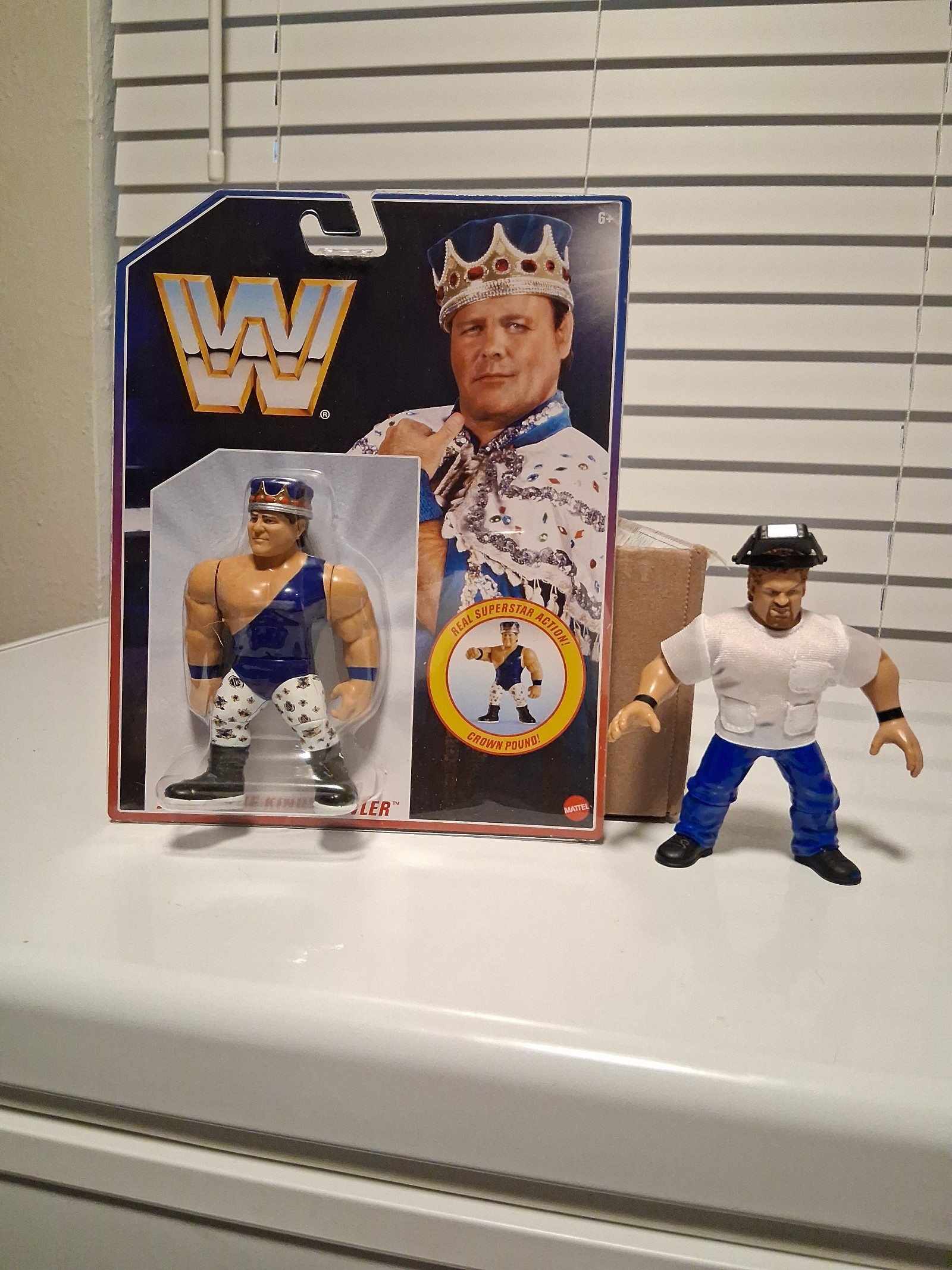 WWF Hasbro Retro Jerry The King Lawler & Issac Yankem Action Figure's