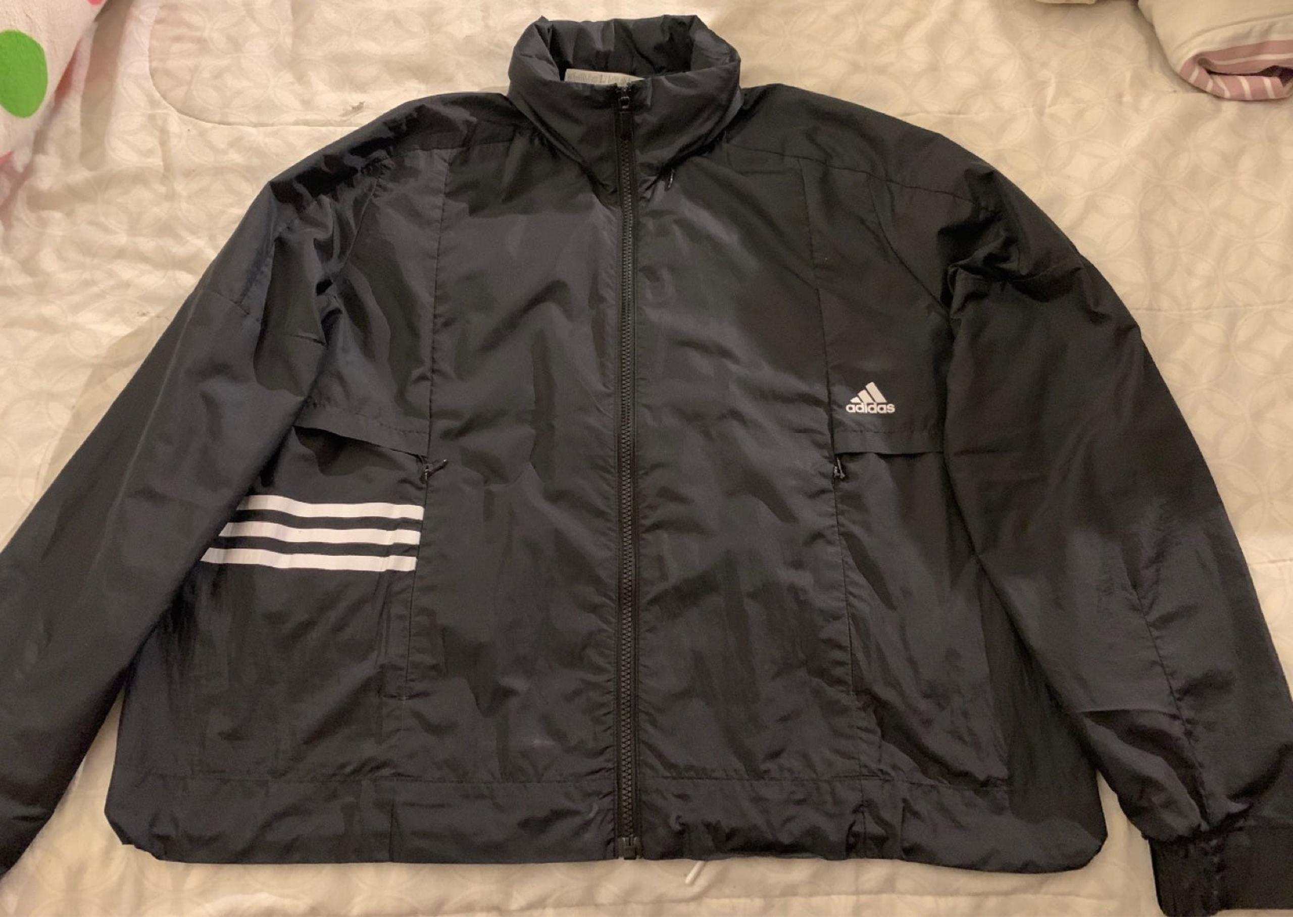 Adidas Women’s SP Black Windbreaker Jacket