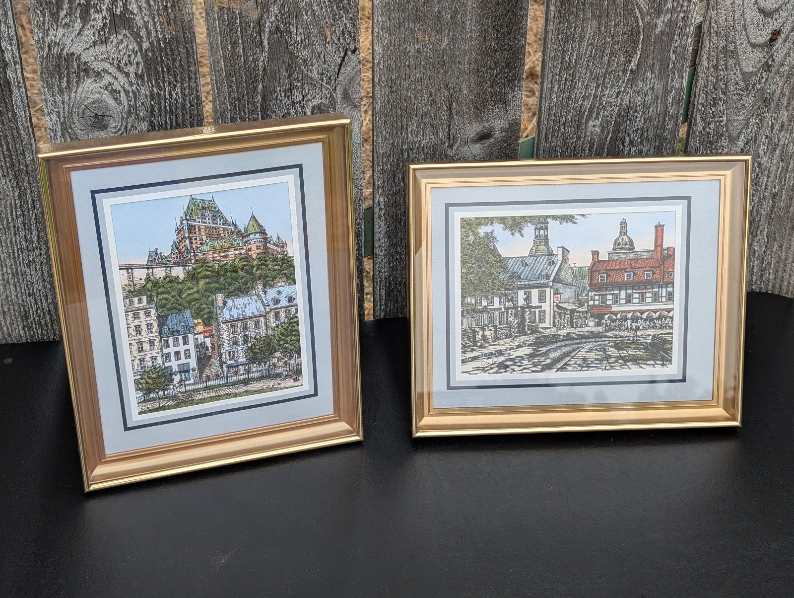 City Scenes by Canadian Artist Debra-Lynn Taylor Original Art w COA